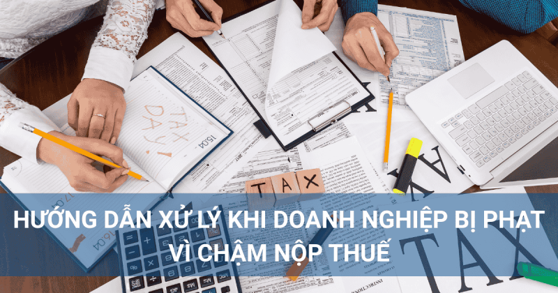 Hướng dẫn xử lý khi doanh nghiệp bị phạt vì chậm nộp thuế
